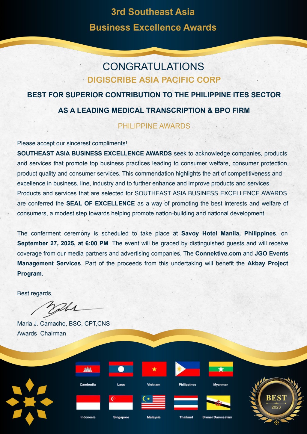 Digiscribe 2023 APAC Insider Award